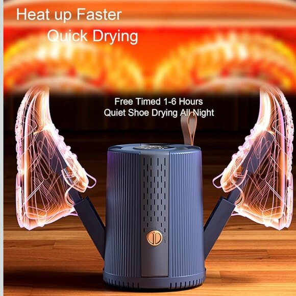 Shoe Dryer With 2 Gear Heat Blower and Timer with 4 Drying Ports 150W - Picture 10 of 13